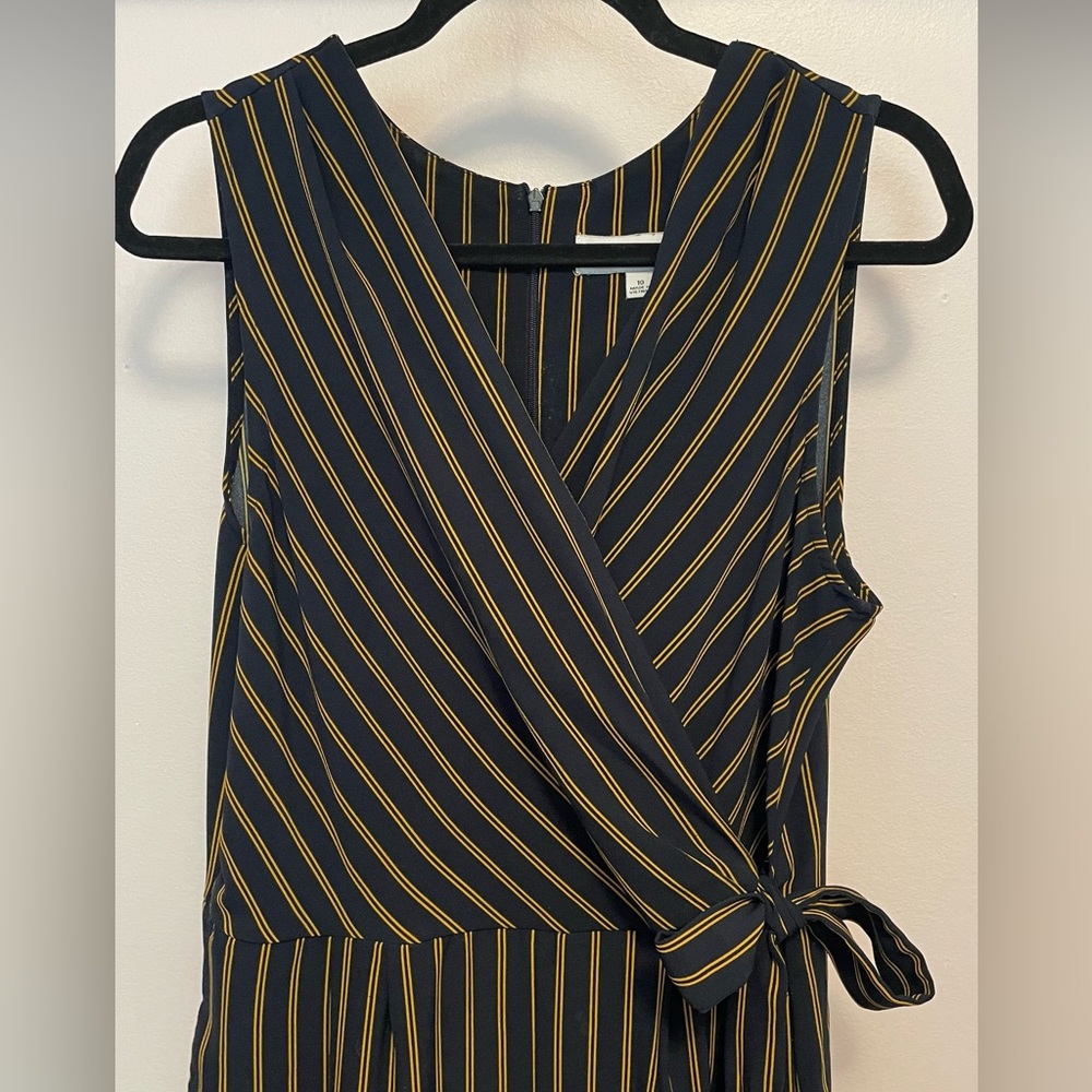 Sleeveless wrap jumpsuit